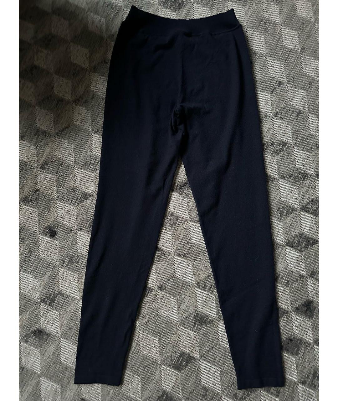 LORO PIANA Темно-синие кашемировые спортивные брюки и шорты, фото 5