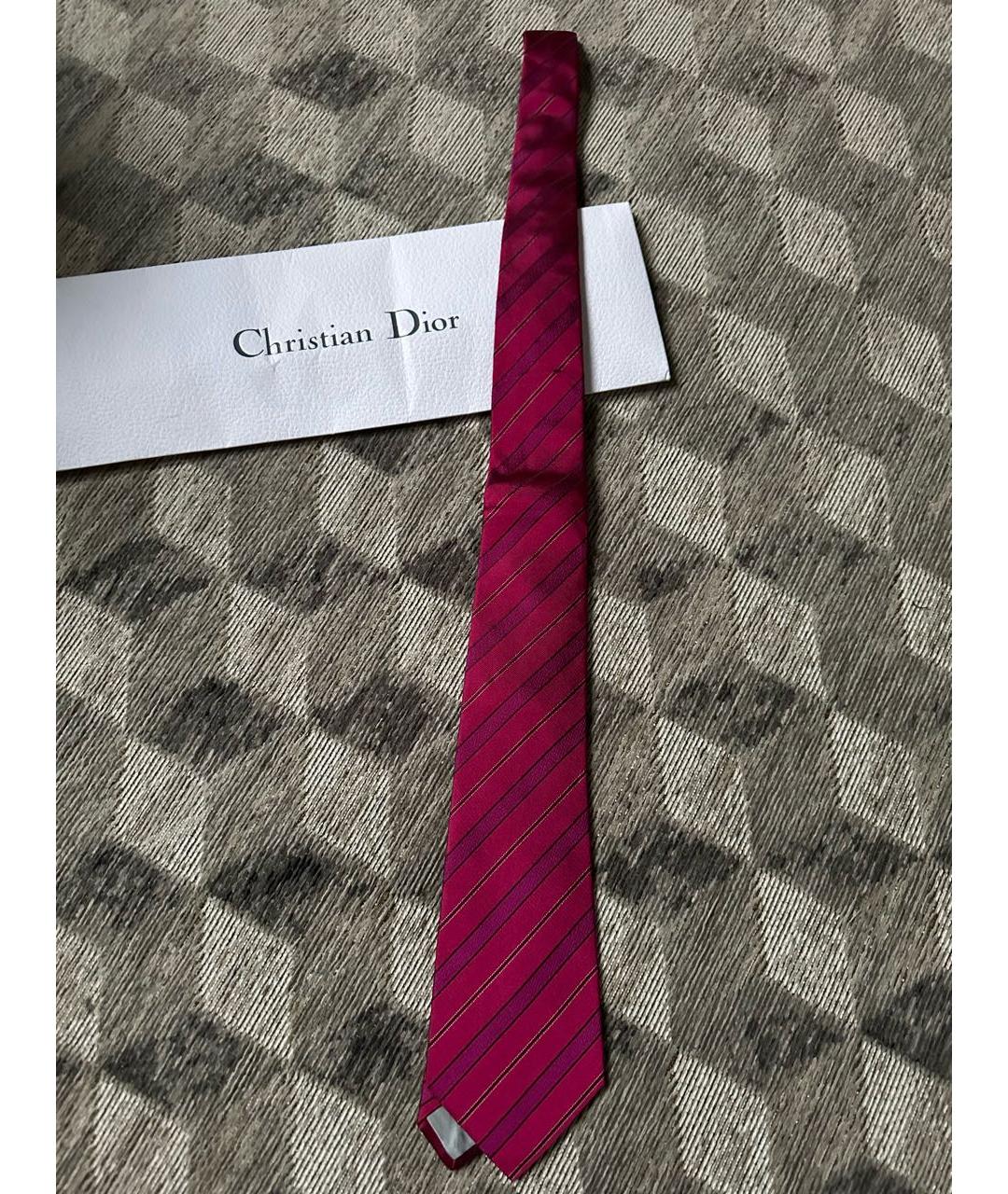 CHRISTIAN DIOR Мульти шелковый галстук, фото 8
