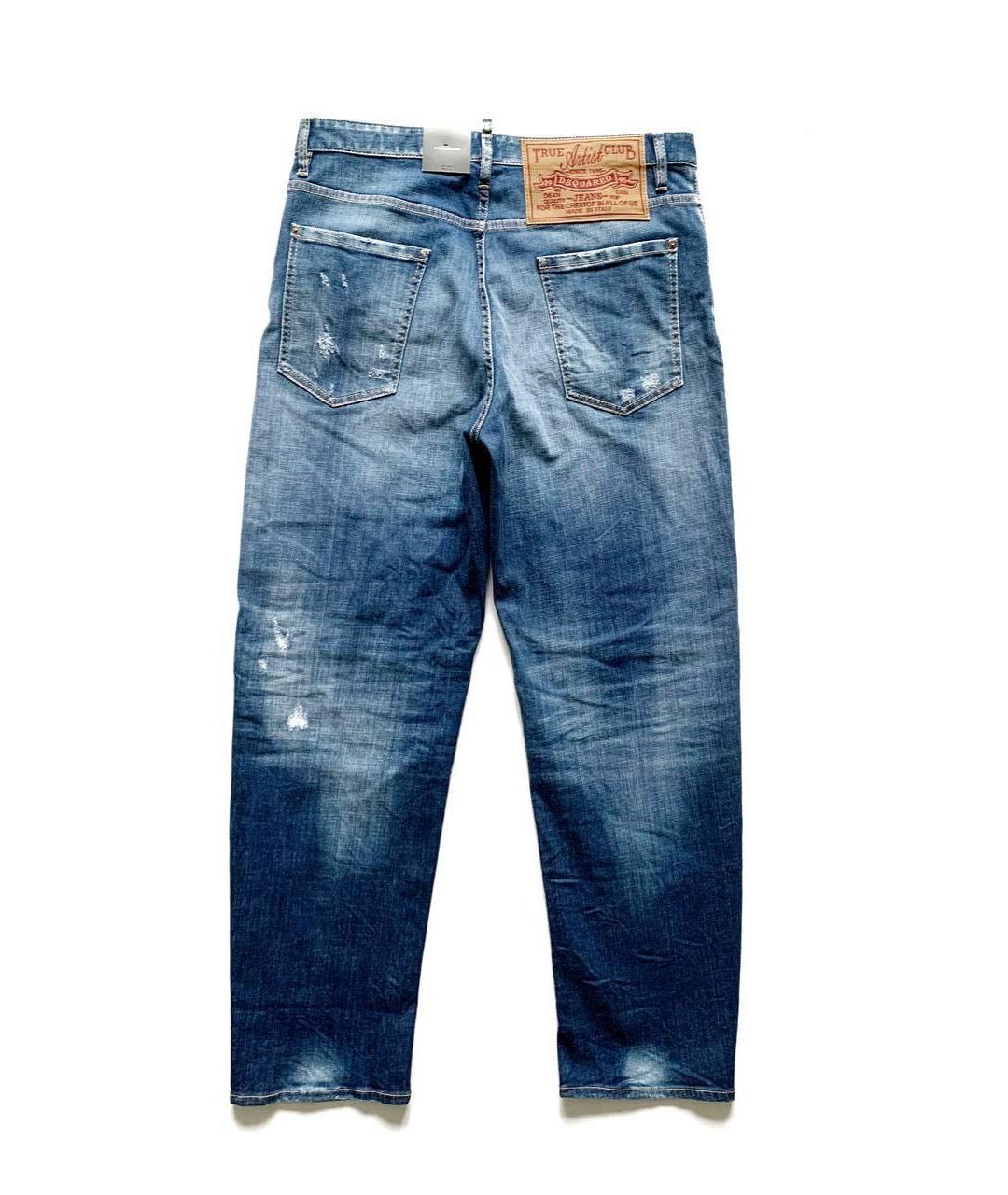 DSQUARED2 Мульти хлопковые прямые джинсы, фото 3
