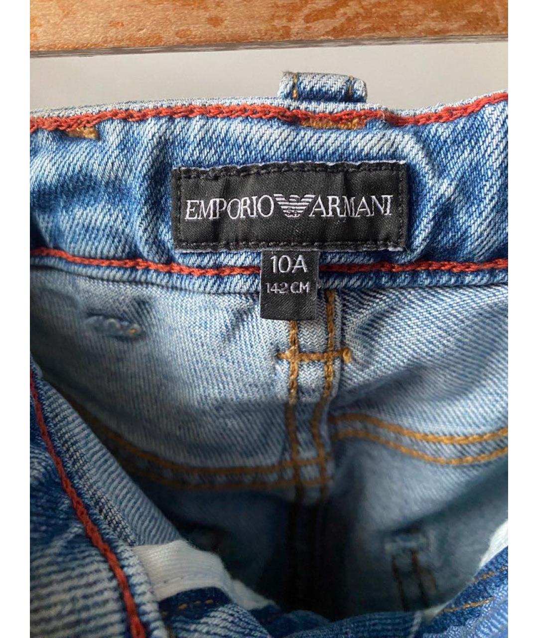 EMPORIO ARMANI Деним детские джинсы, фото 4