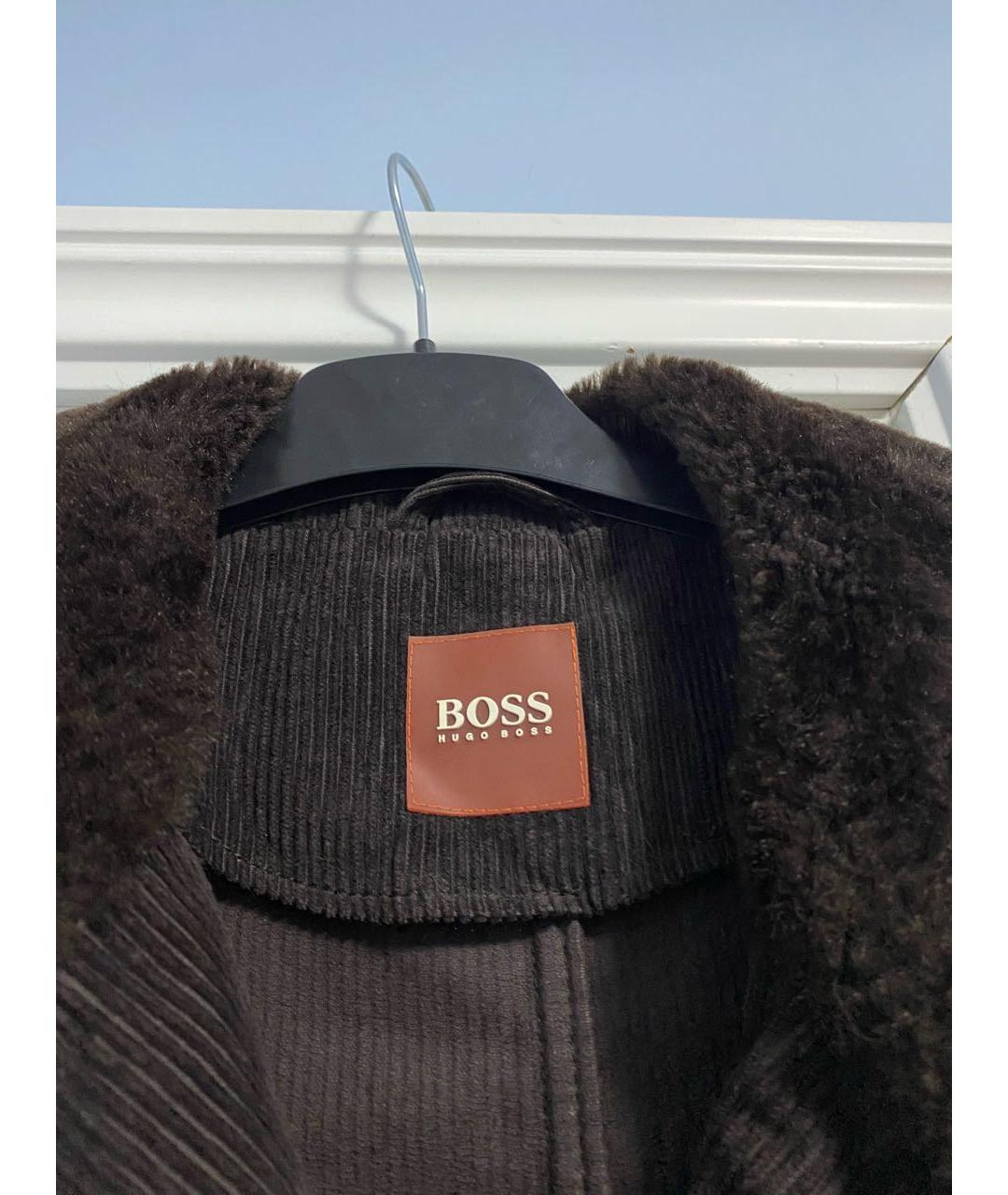 HUGO BOSS Коричневое пальто, фото 3