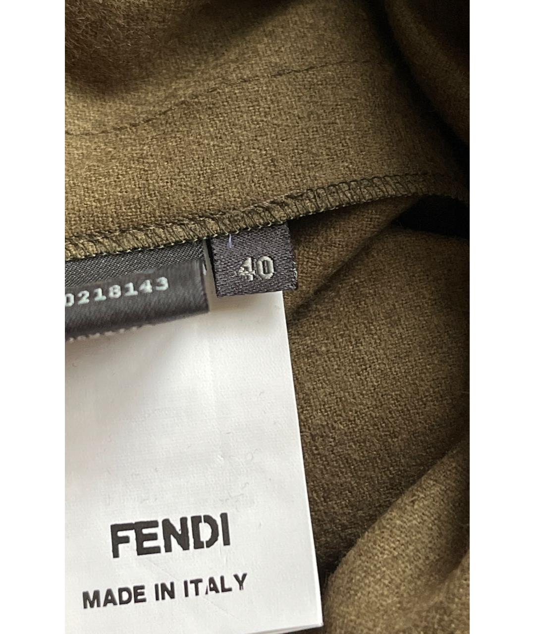 FENDI Шерстяное повседневное платье, фото 3