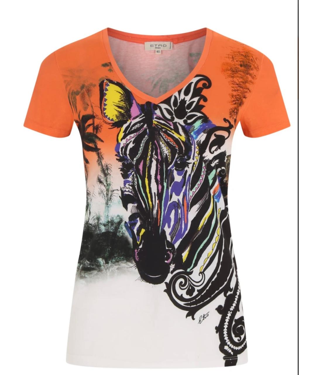 ETRO Хлопковая футболка, фото 8