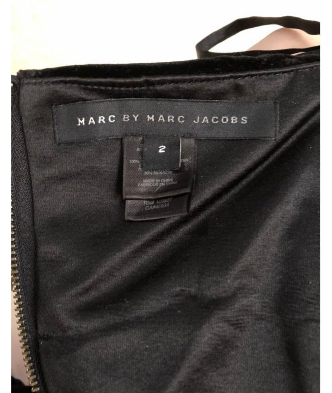 MARC BY MARC JACOBS Черное бархатное коктейльное платье, фото 3