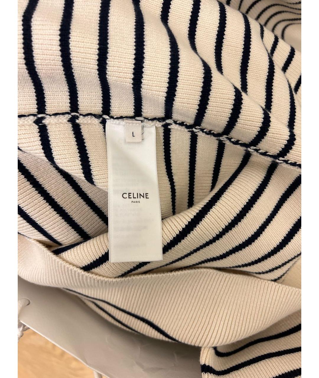 CELINE PRE-OWNED Белый джемпер / свитер, фото 4