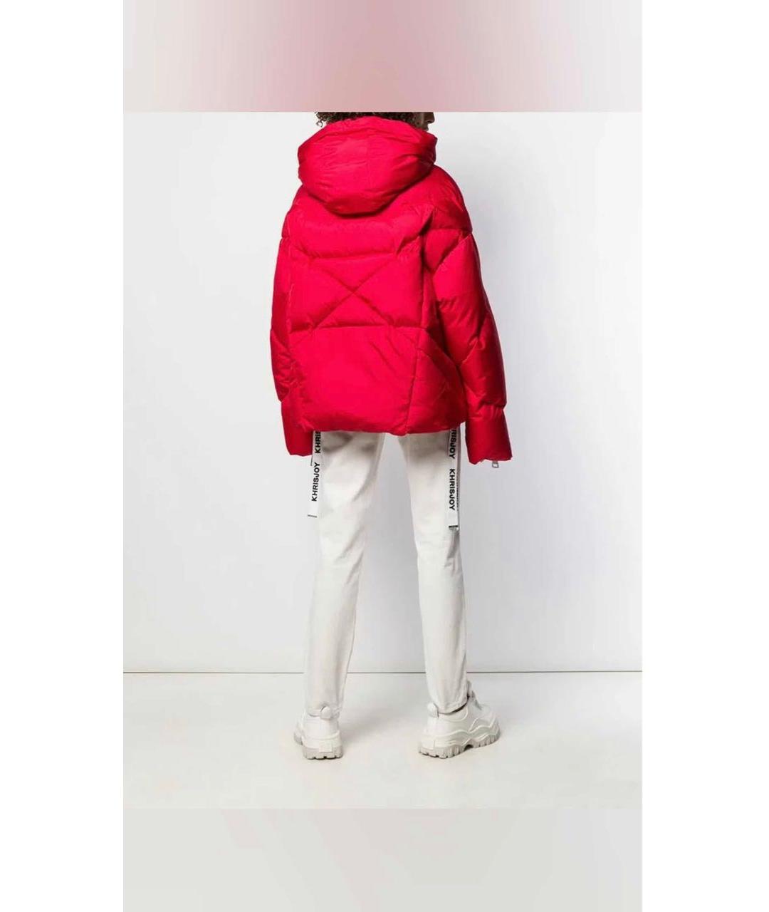 KHRISJOY Красная полиэстеровая куртка, фото 5