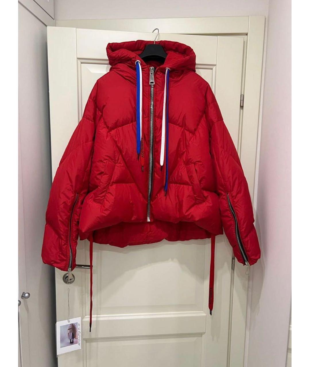 KHRISJOY Красная полиэстеровая куртка, фото 8