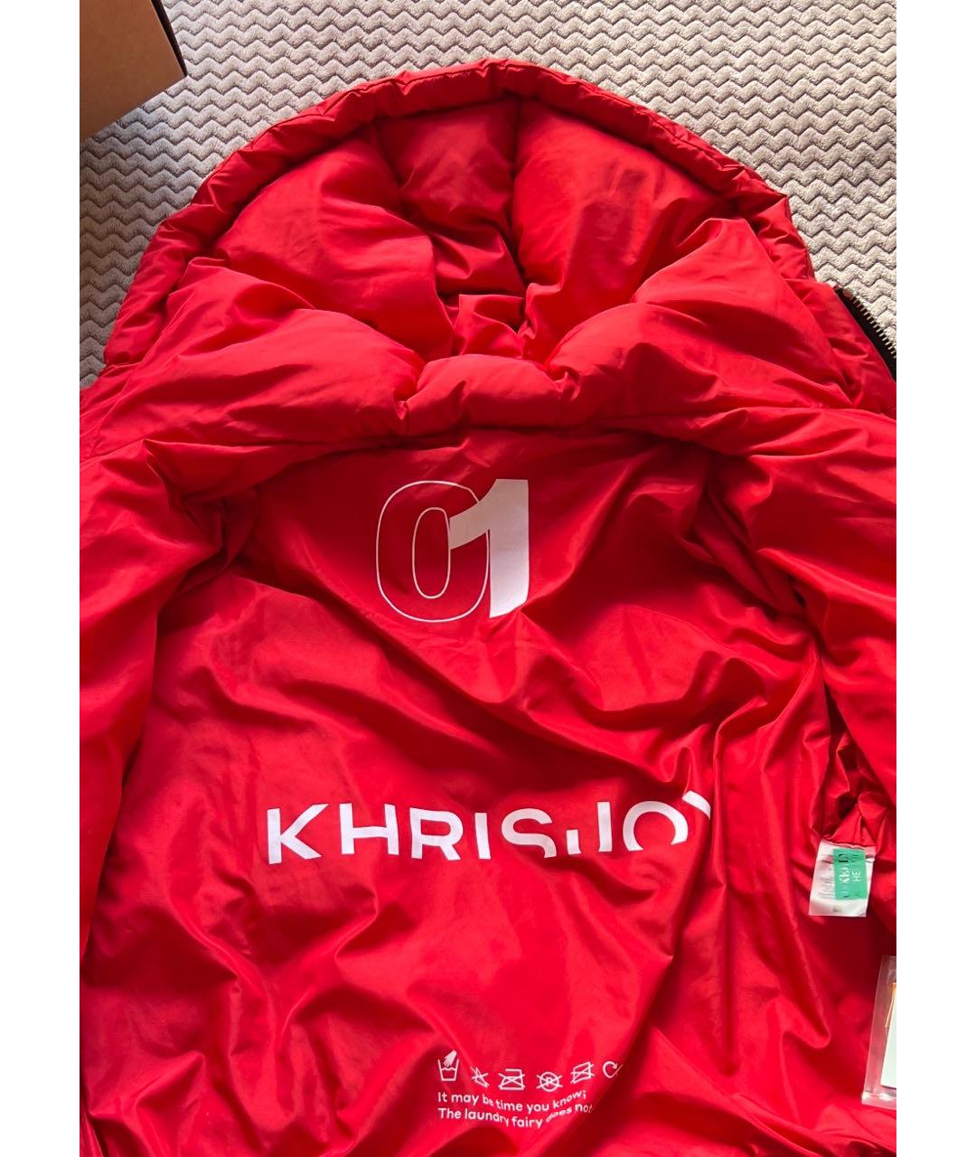 KHRISJOY Красная полиэстеровая куртка, фото 3