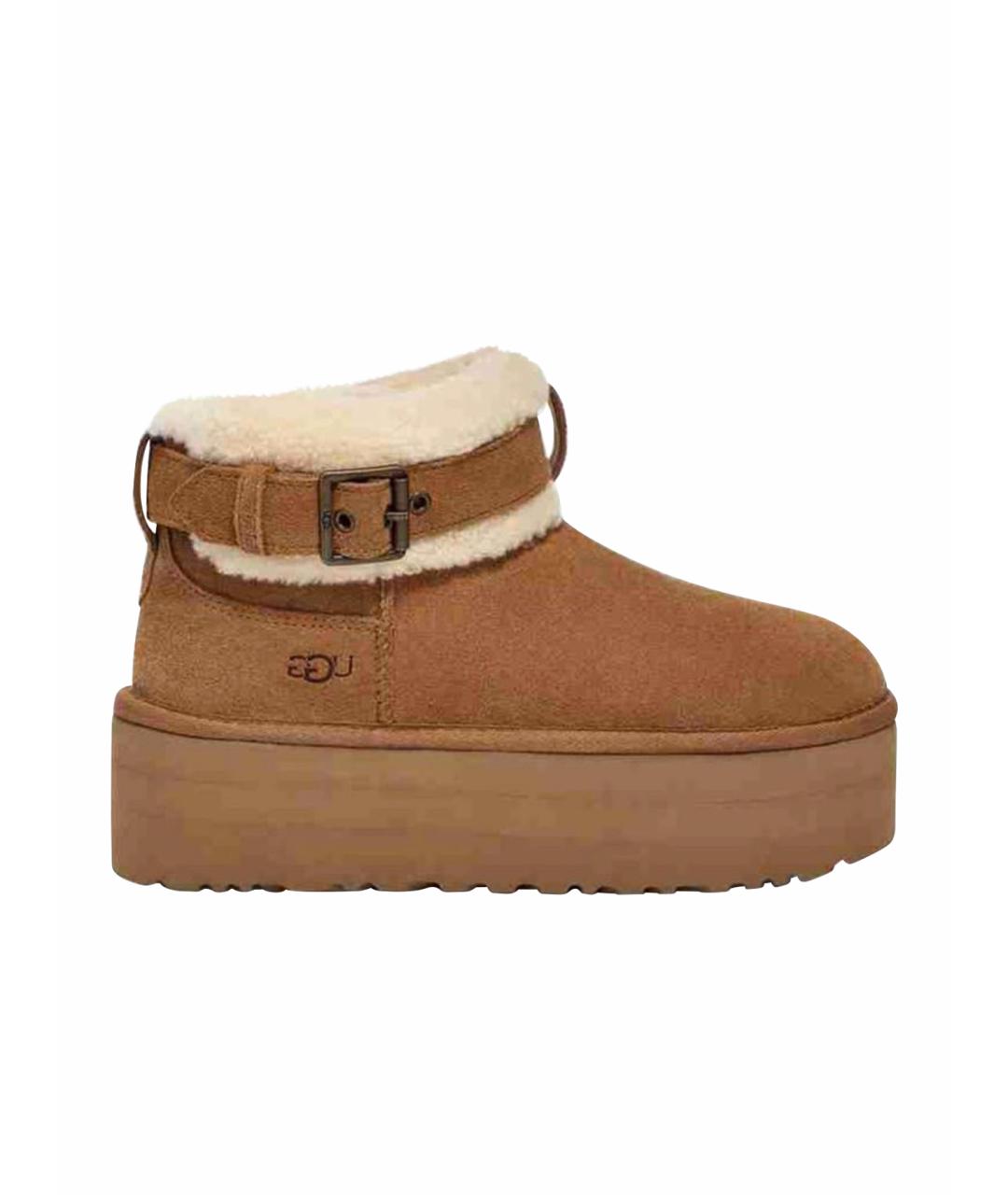 UGG AUSTRALIA Коричневые ботинки, фото 1