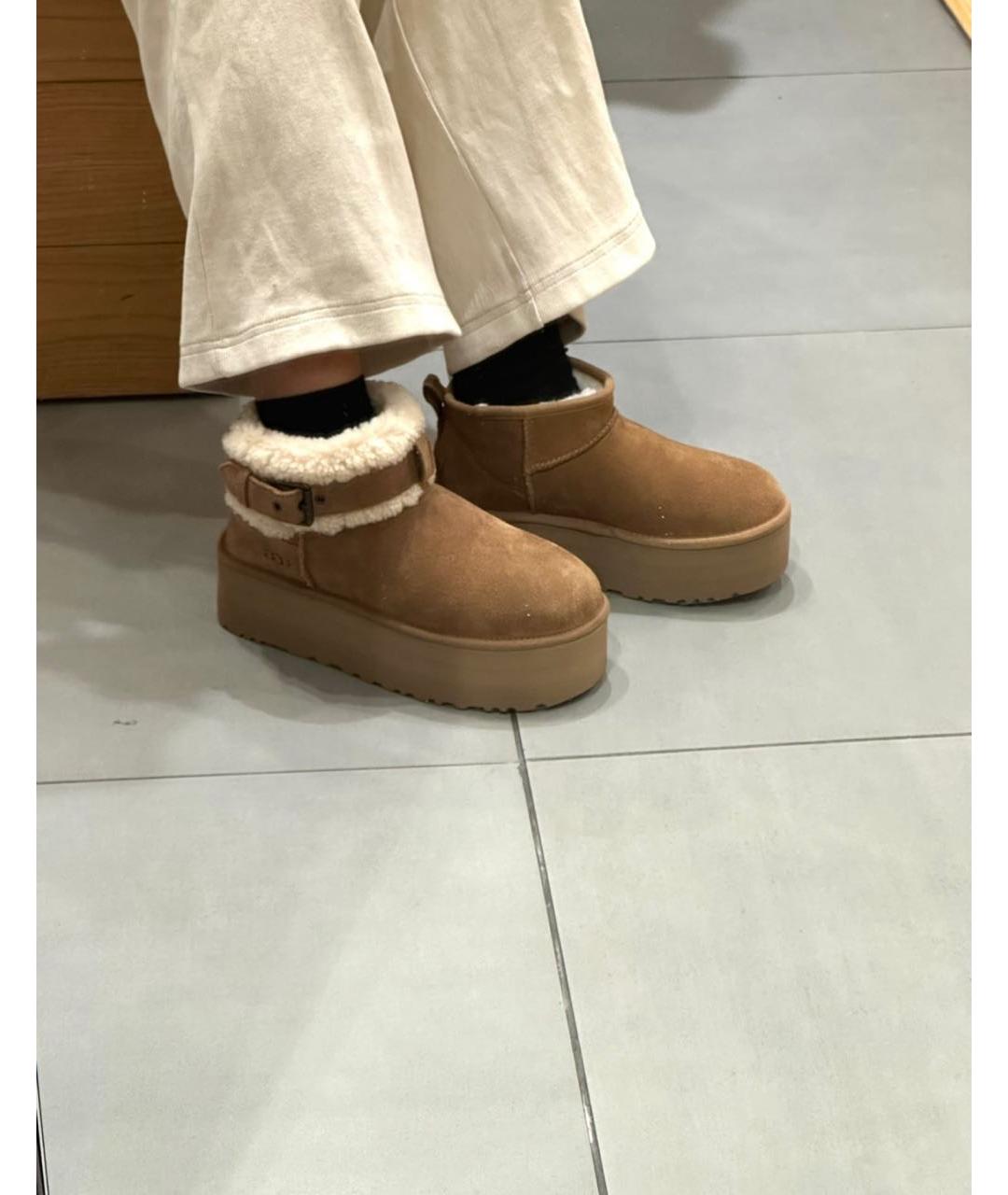 UGG AUSTRALIA Коричневые ботинки, фото 5