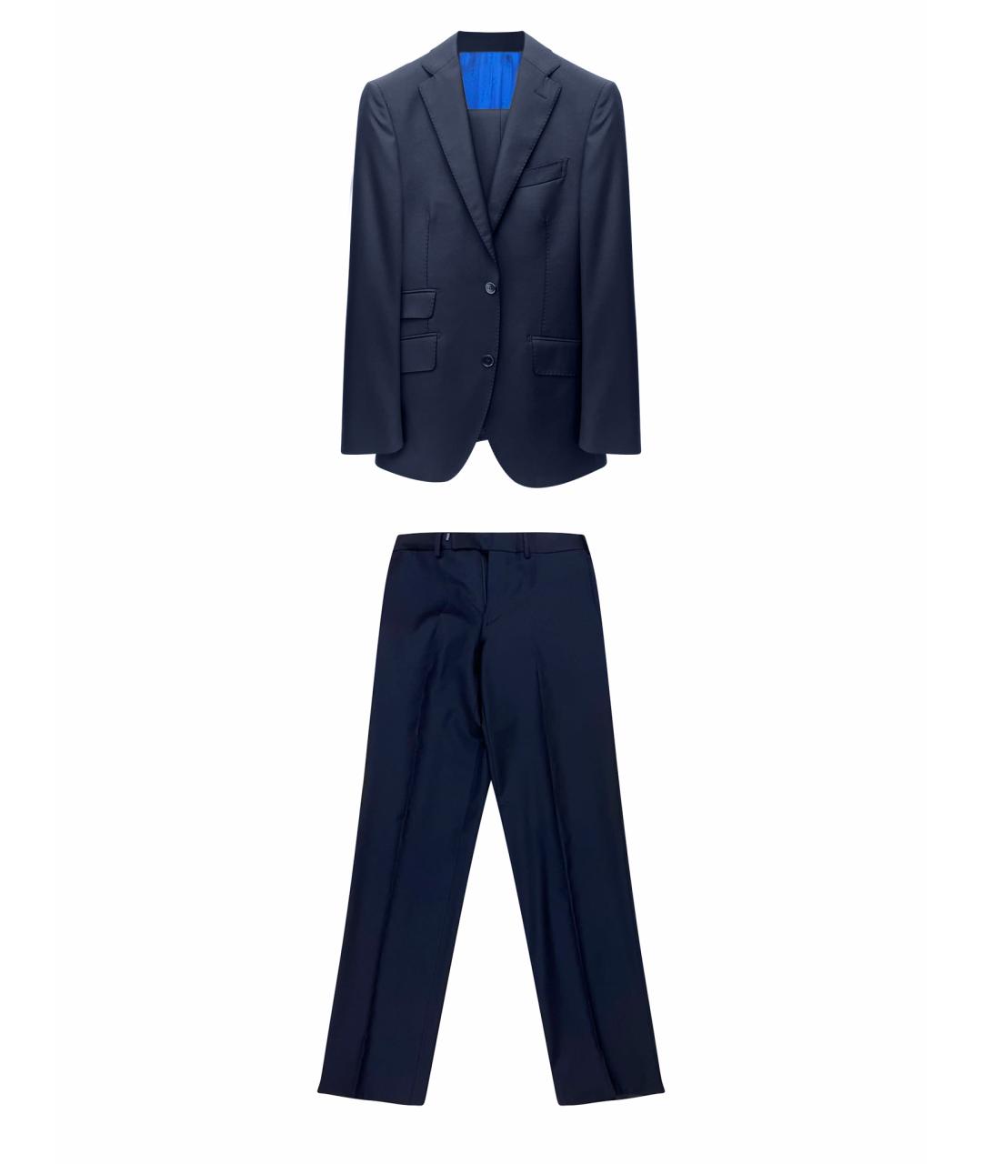 PATRICK HELLMANN Темно-синий классический костюм, фото 1