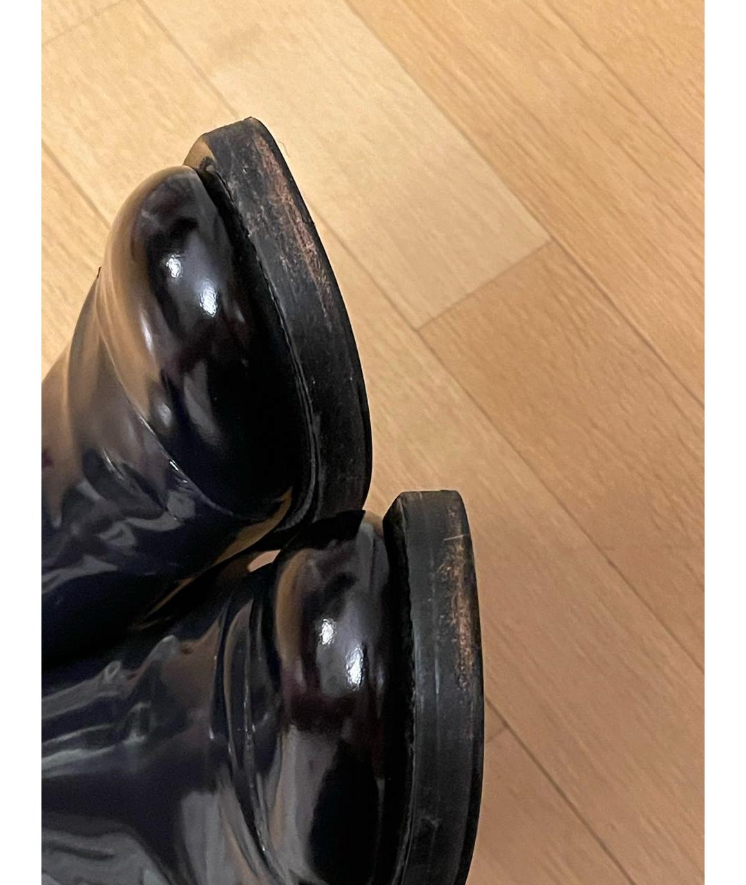 SANTONI Темно-синие кожаные ботинки, фото 5