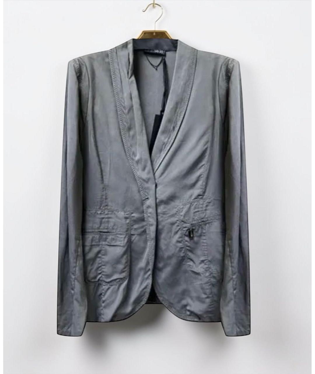 LIU JO Хаки полиамидовый жакет/пиджак, фото 2