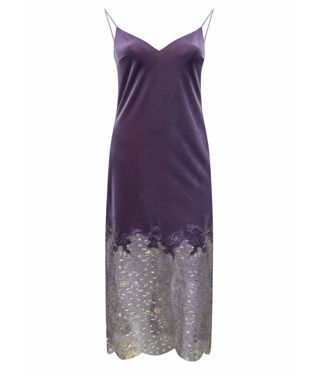 LA PERLA Фиолетовое платье, фото 1
