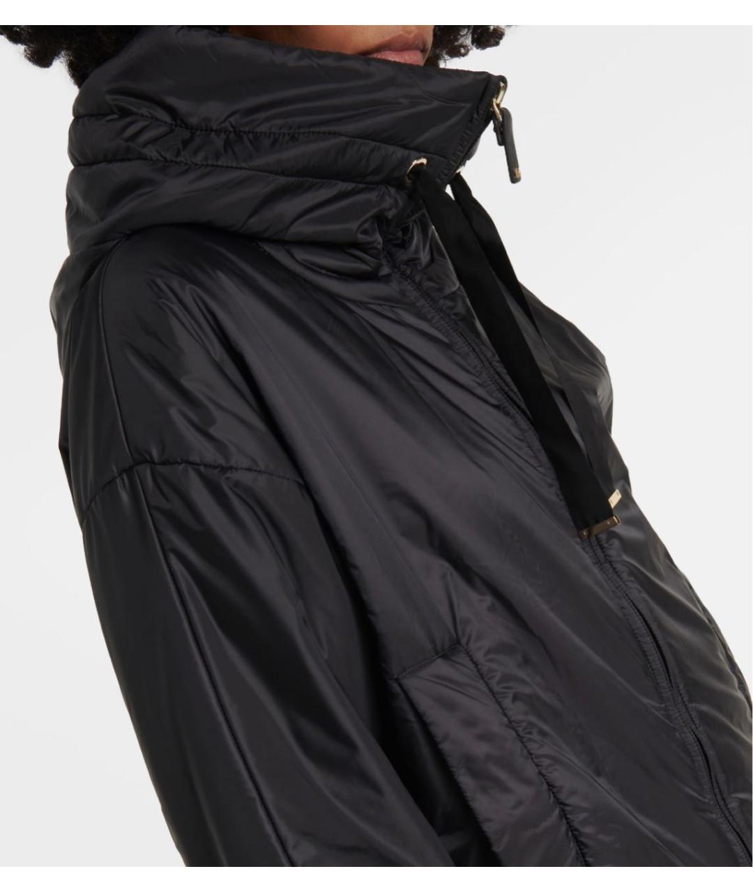 MAX MARA Черная полиэстеровая куртка, фото 5