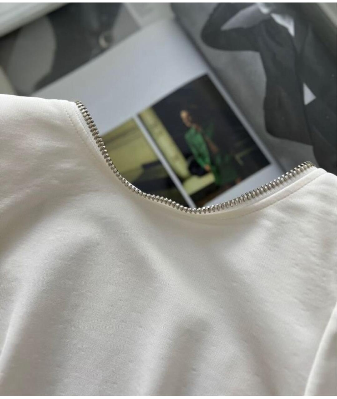 PHILIPP PLEIN Белое повседневное платье, фото 4
