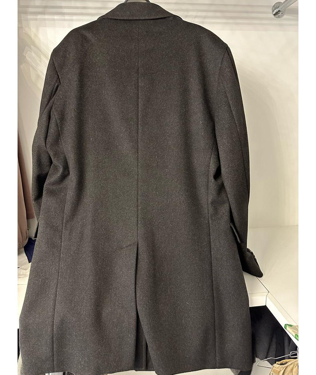 ZZEGNA Антрацитовое шерстяное пальто, фото 2