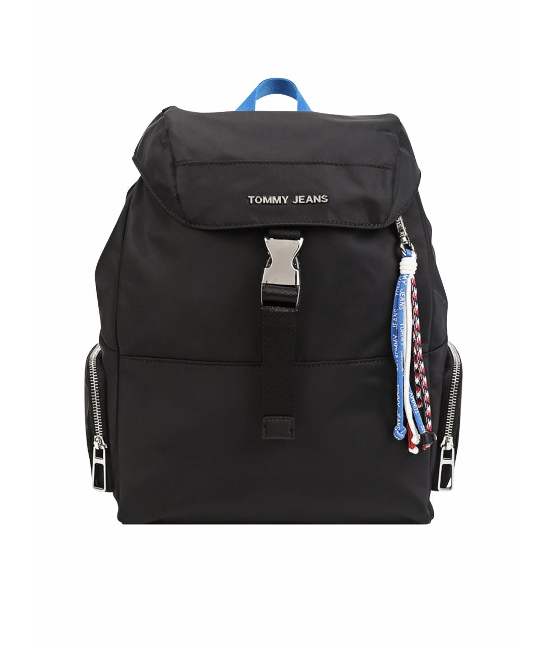 TOMMY HILFIGER Черный тканевый рюкзак, фото 1