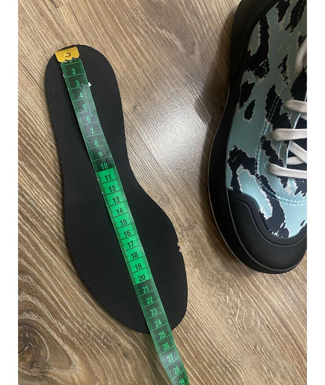 ADIDAS BY STELLA MCCARTNEY Бирюзовые синтетические кеды, фото 5