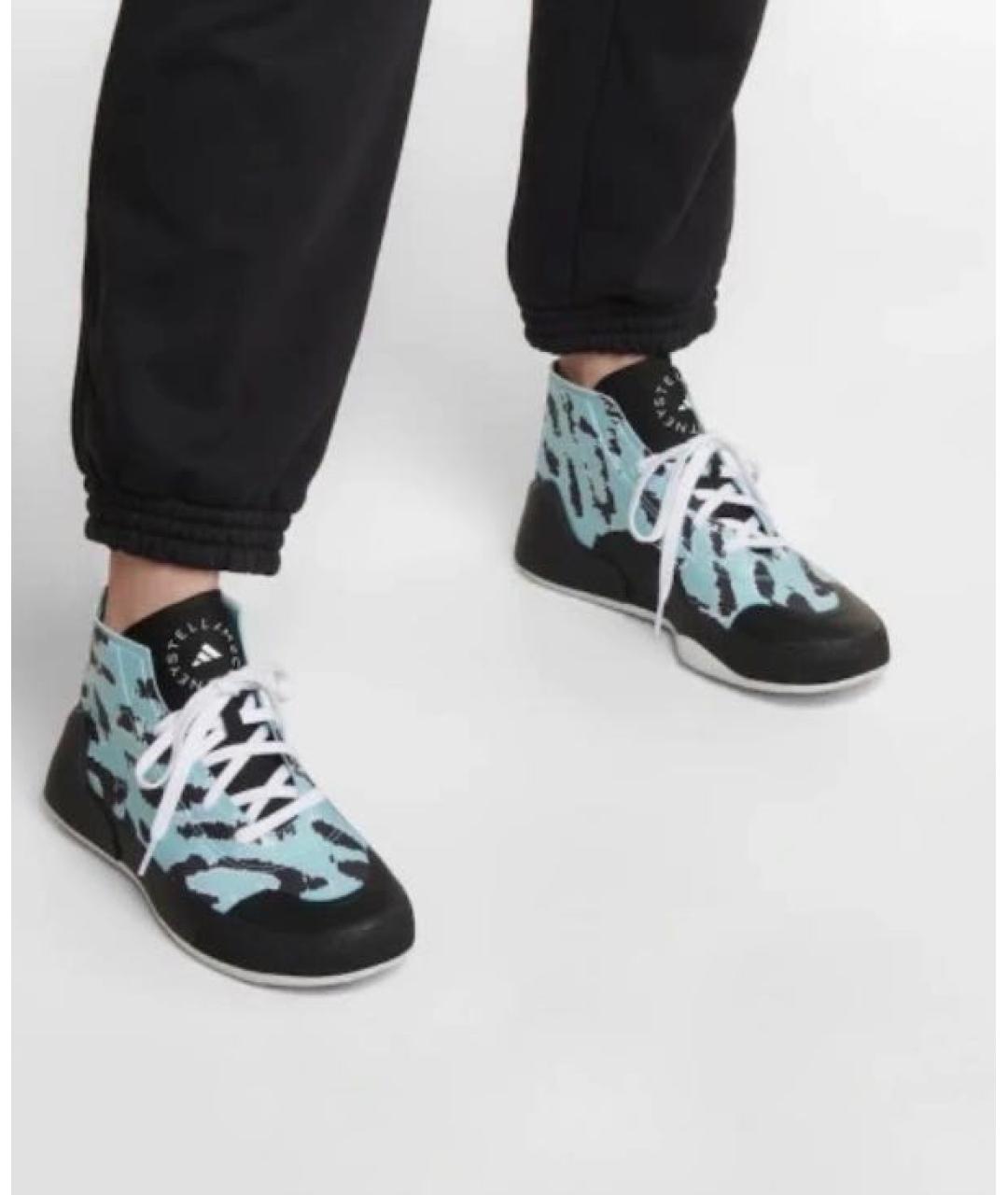 ADIDAS BY STELLA MCCARTNEY Бирюзовые синтетические кеды, фото 6