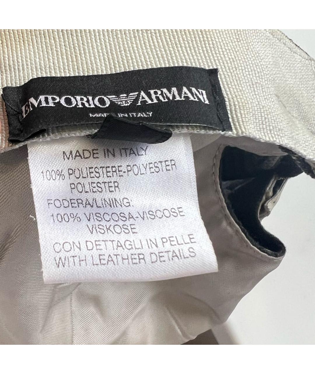 EMPORIO ARMANI Серая кепка, фото 5