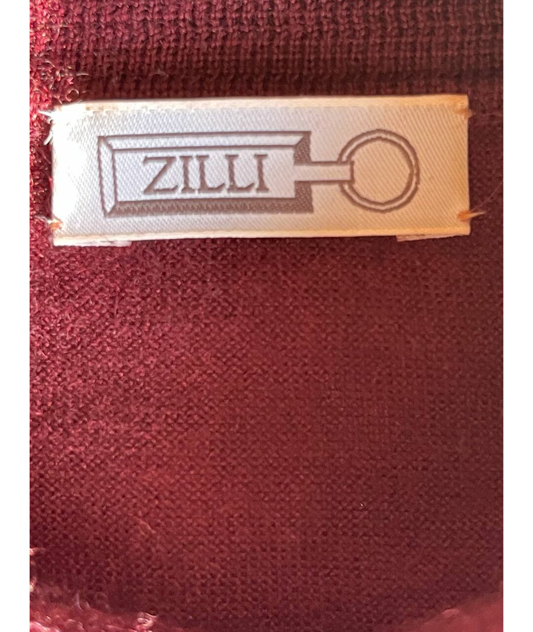 ZILLI Бордовый кашемировый джемпер / свитер, фото 6