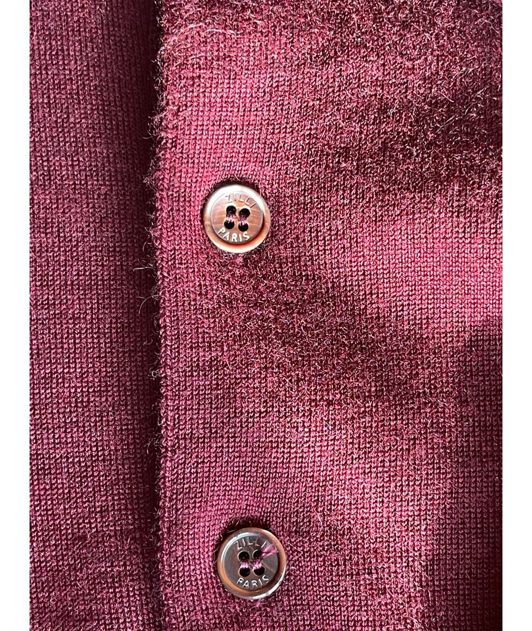 ZILLI Бордовый кашемировый джемпер / свитер, фото 4