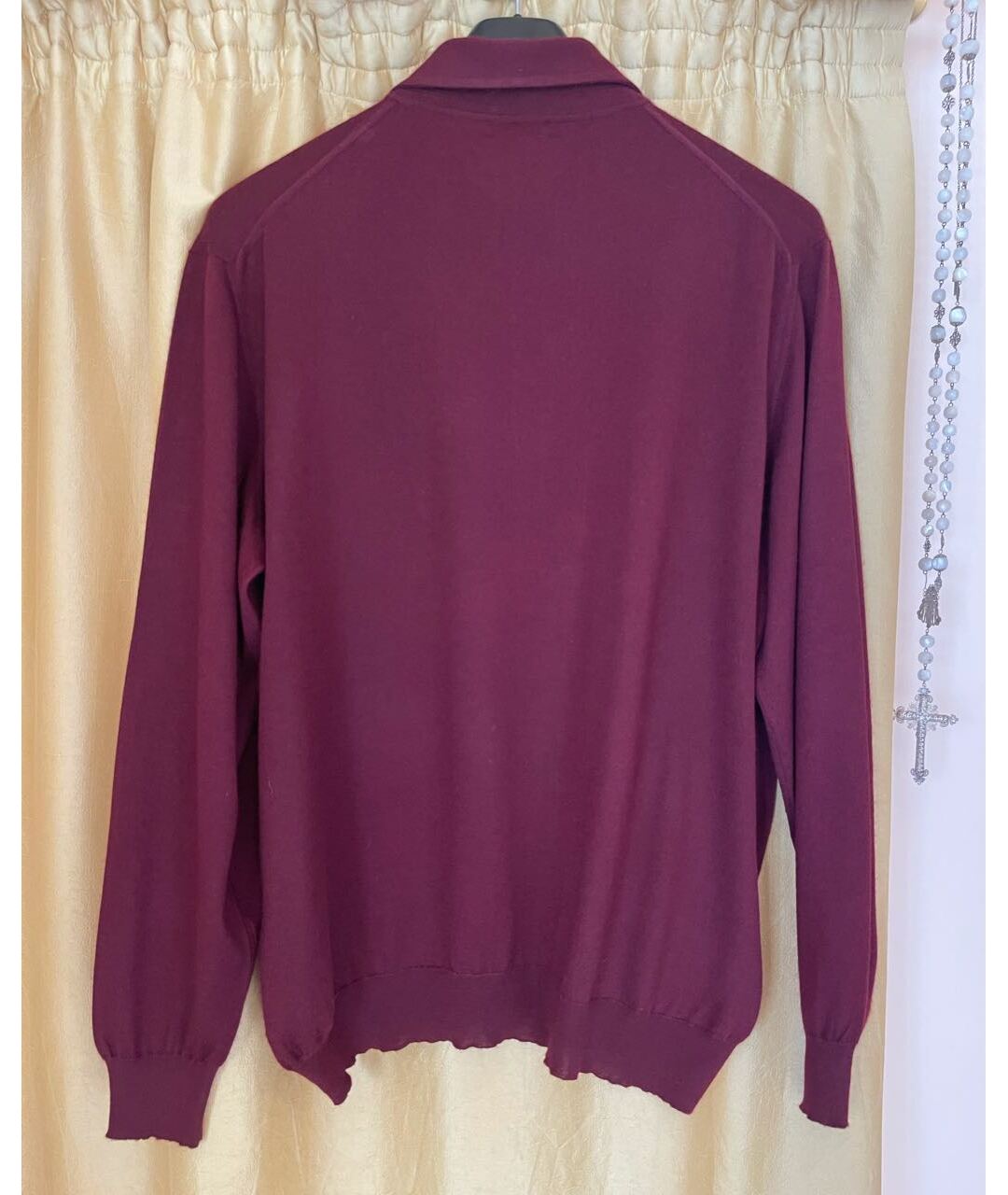 ZILLI Бордовый кашемировый джемпер / свитер, фото 2