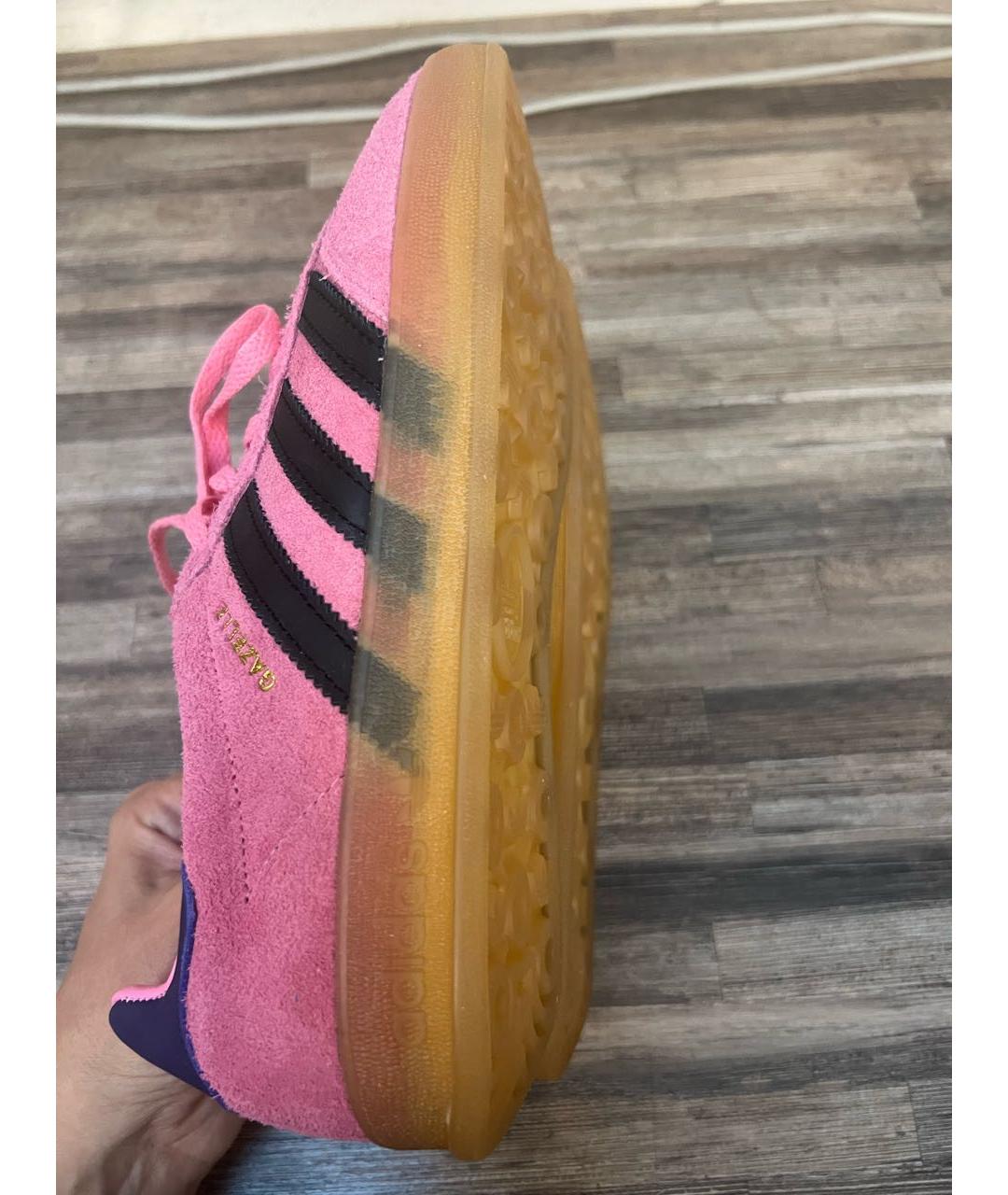 ADIDAS Розовые замшевые кеды, фото 7