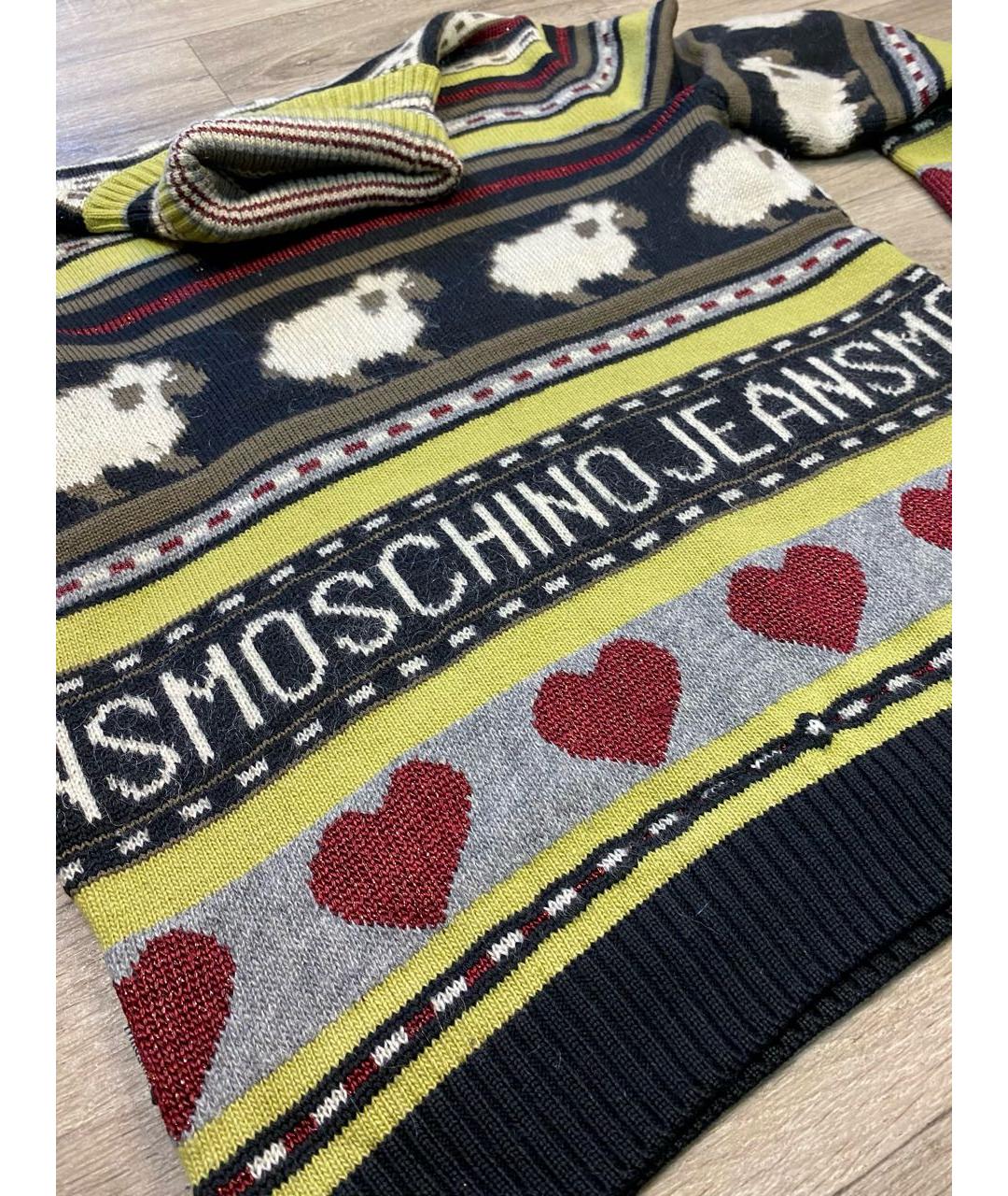 LOVE MOSCHINO Мульти шерстяной джемпер / свитер, фото 8