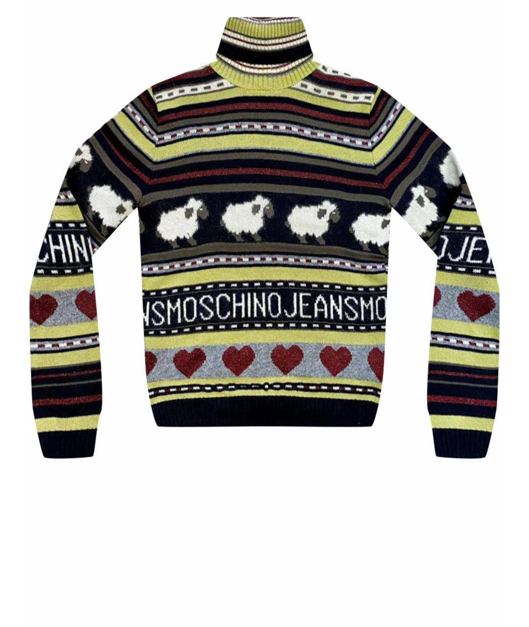 LOVE MOSCHINO Мульти шерстяной джемпер / свитер, фото 1