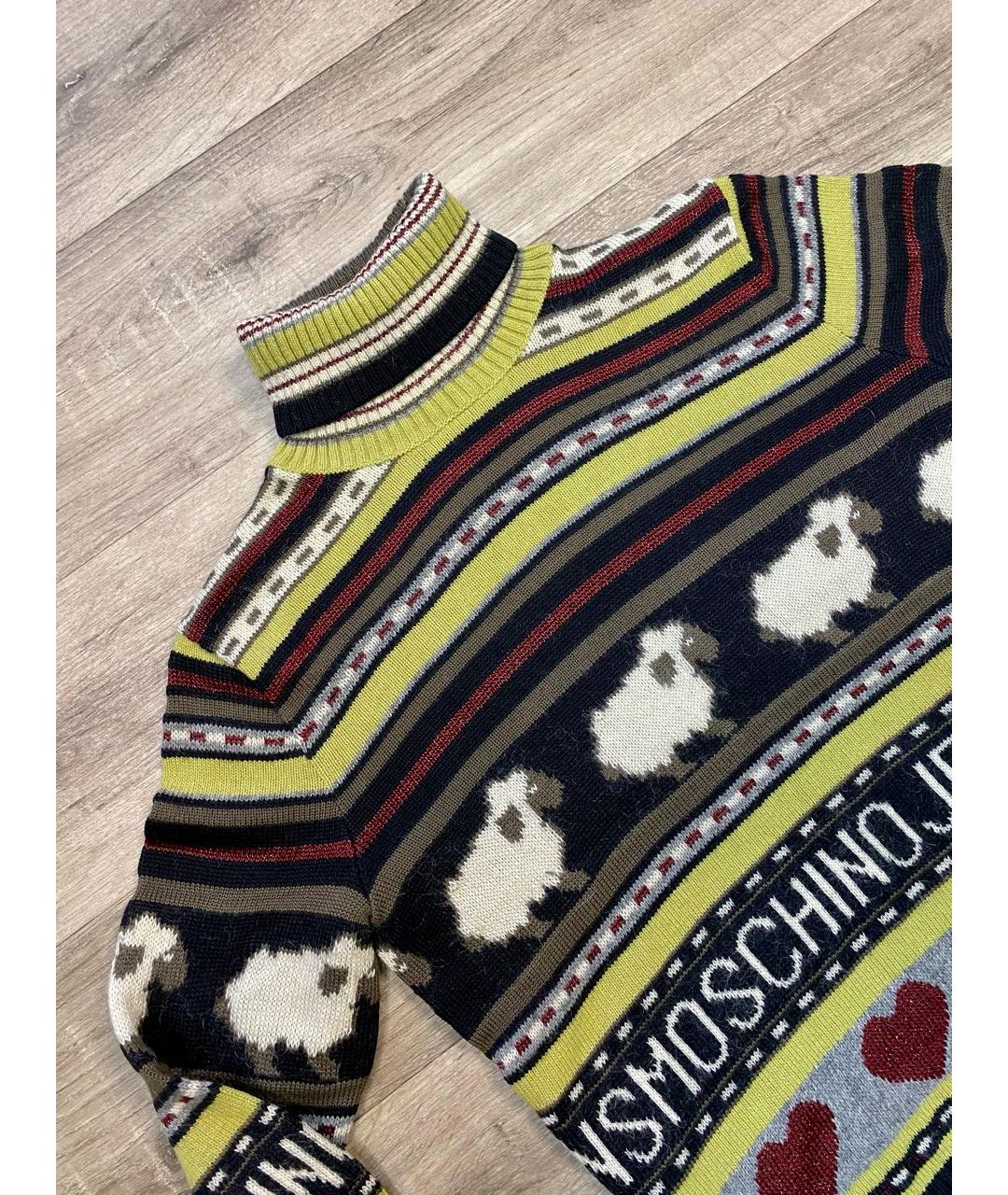 LOVE MOSCHINO Мульти шерстяной джемпер / свитер, фото 3