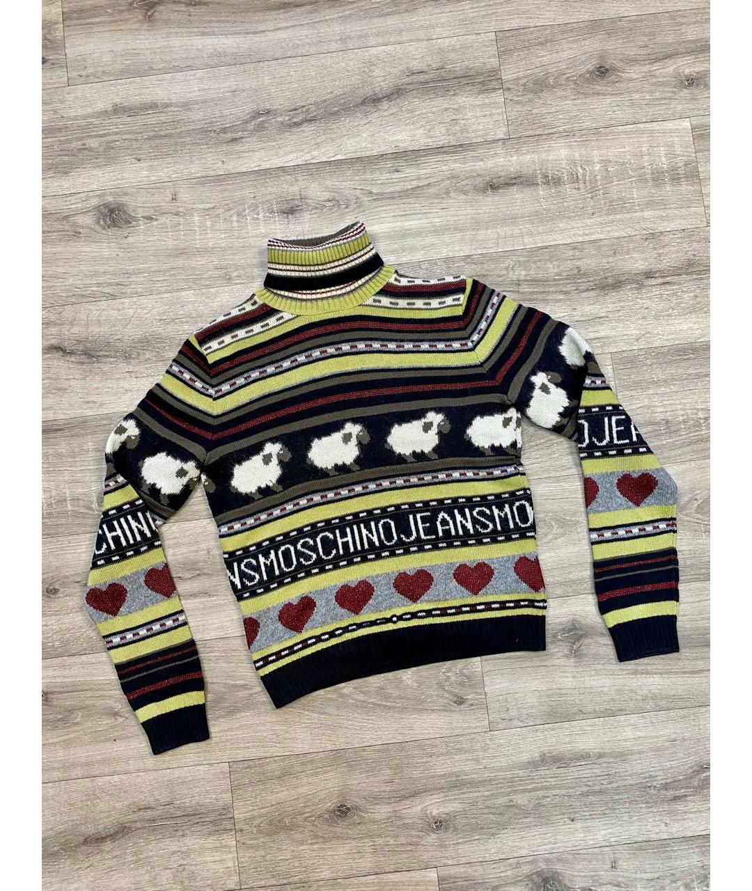 LOVE MOSCHINO Мульти шерстяной джемпер / свитер, фото 9