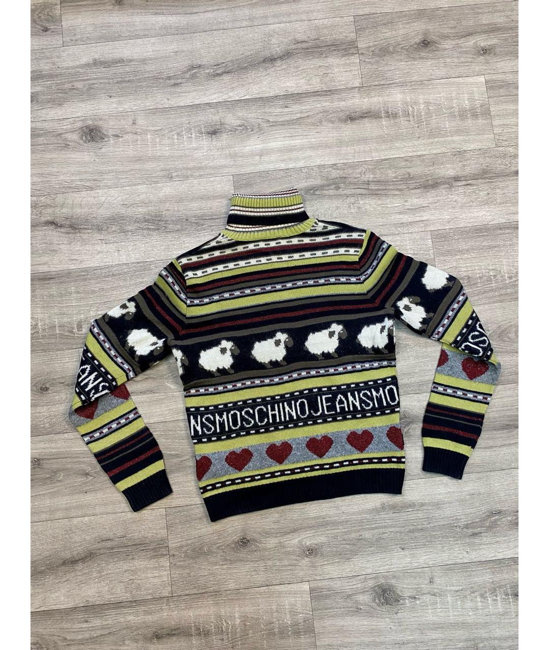 LOVE MOSCHINO Мульти шерстяной джемпер / свитер, фото 2