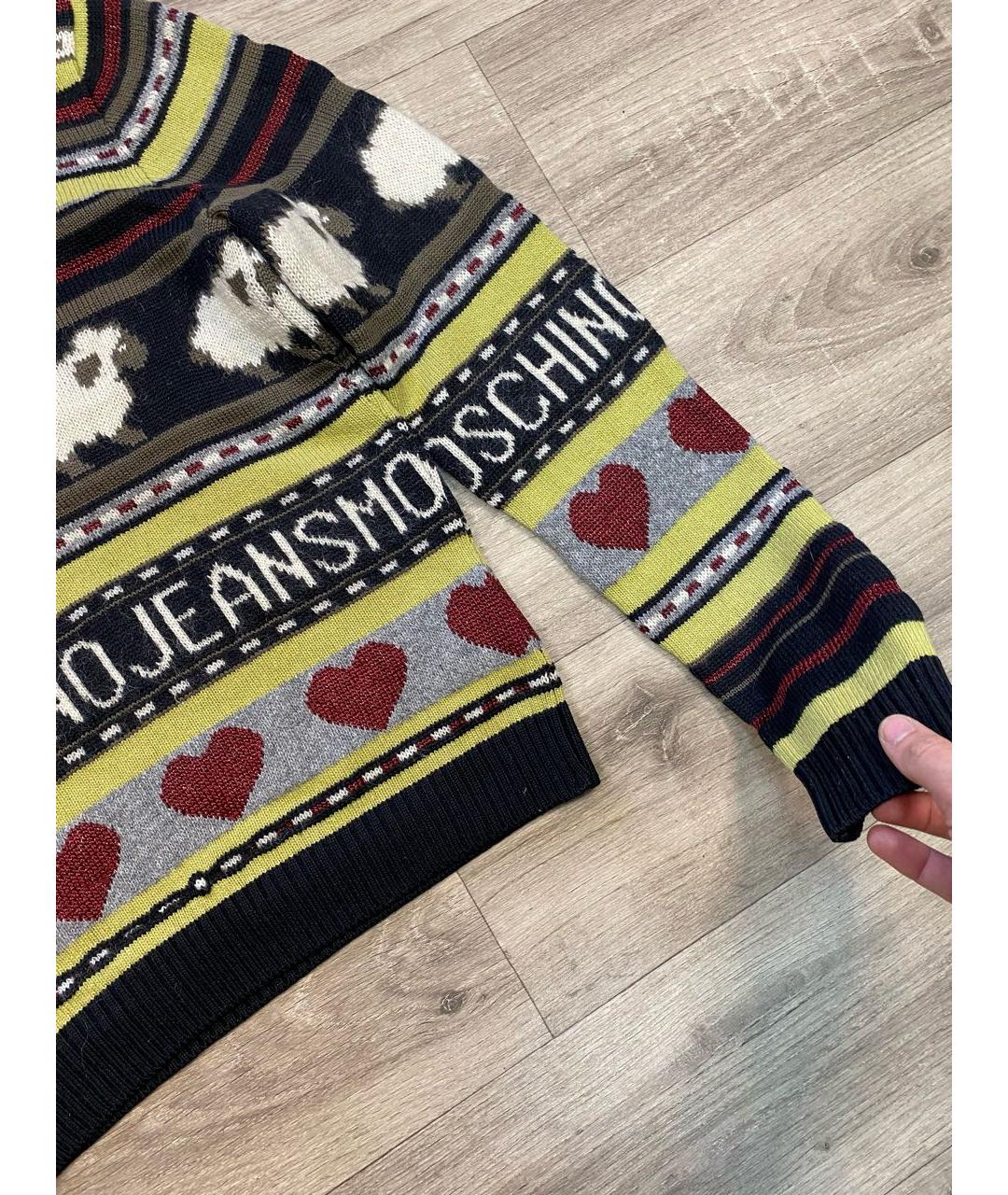 LOVE MOSCHINO Мульти шерстяной джемпер / свитер, фото 4