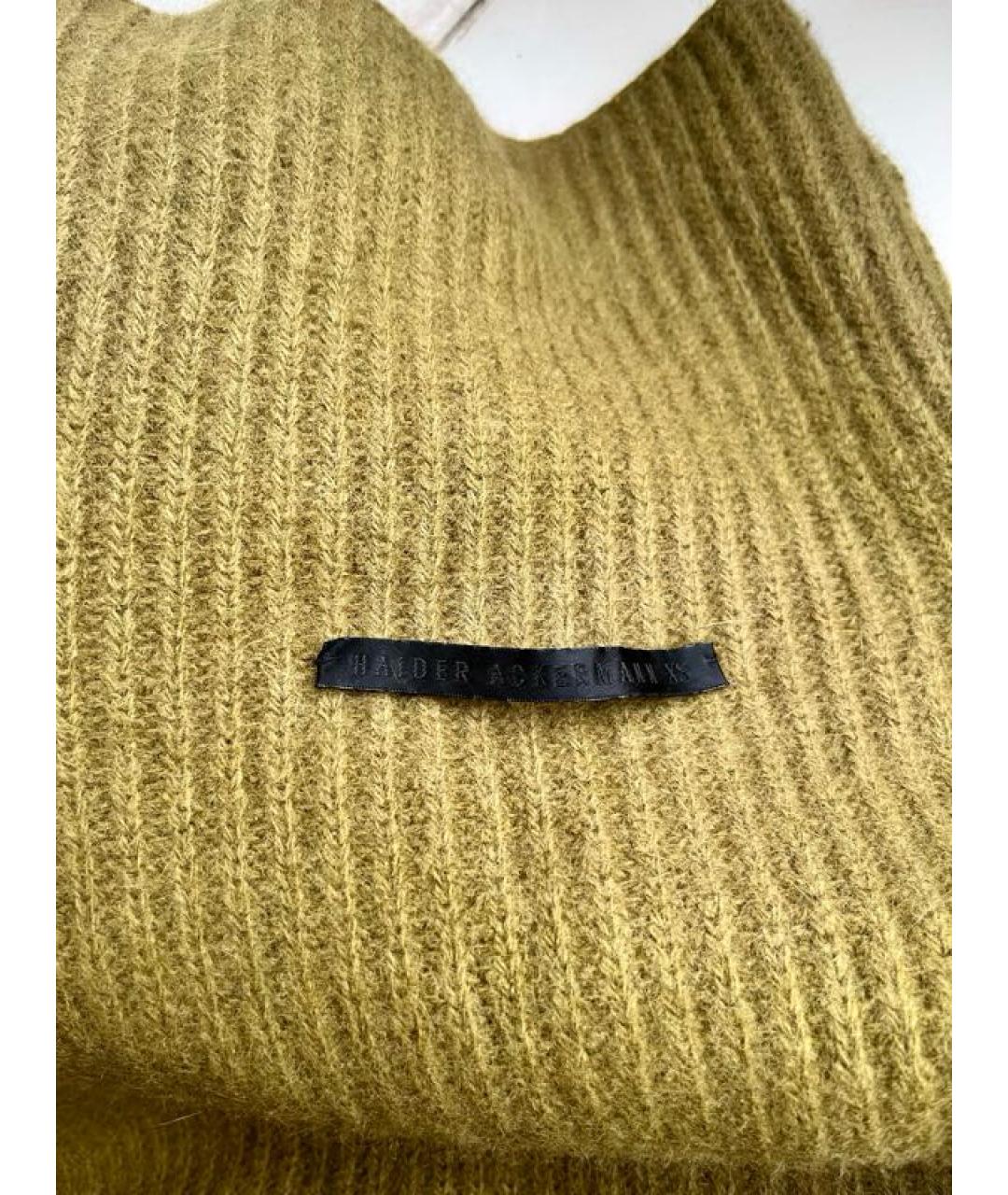 HAIDER ACKERMANN Черный шерстяной джемпер / свитер, фото 4