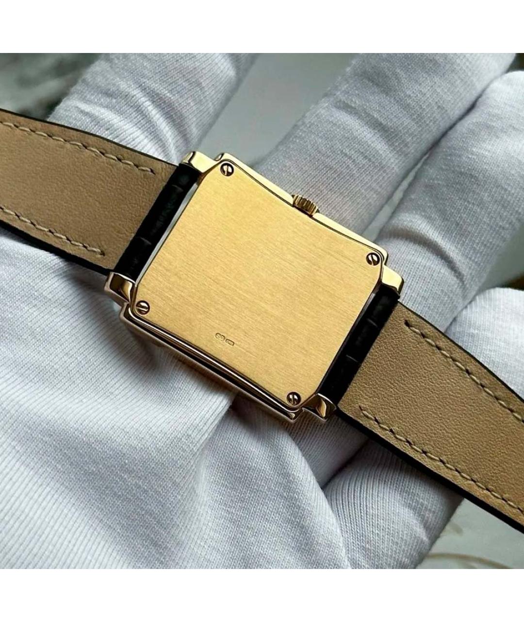 PATEK PHILIPPE Белые часы из желтого золота, фото 3
