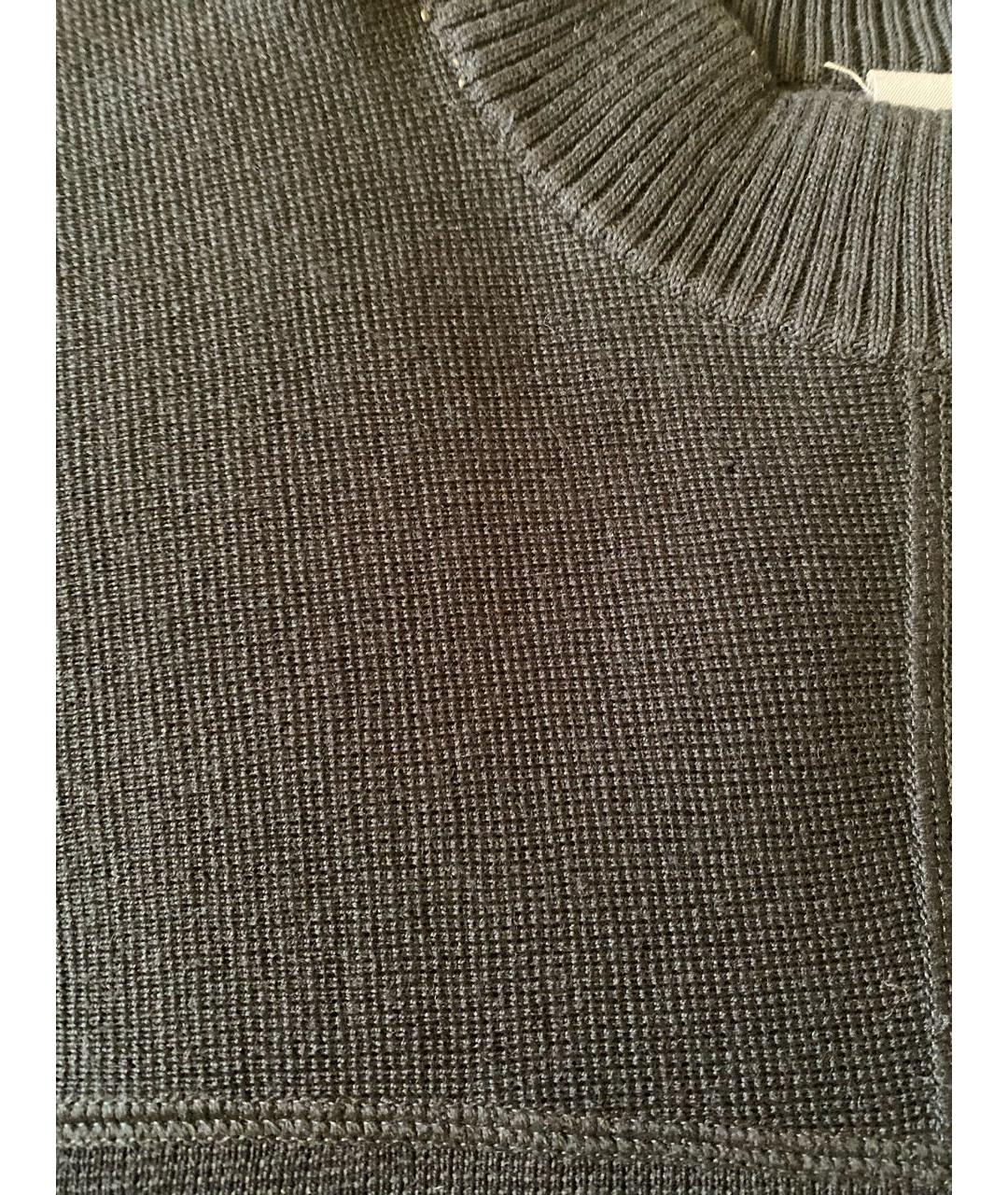 DAMIR DOMA Черный шерстяной джемпер / свитер, фото 4