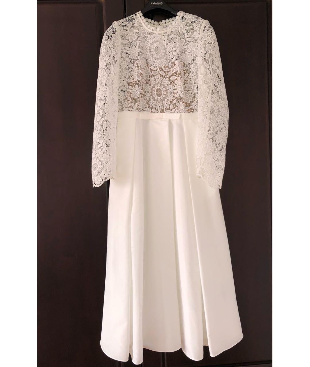 SELF-PORTRAIT Белое кружевное вечернее платье, фото 2