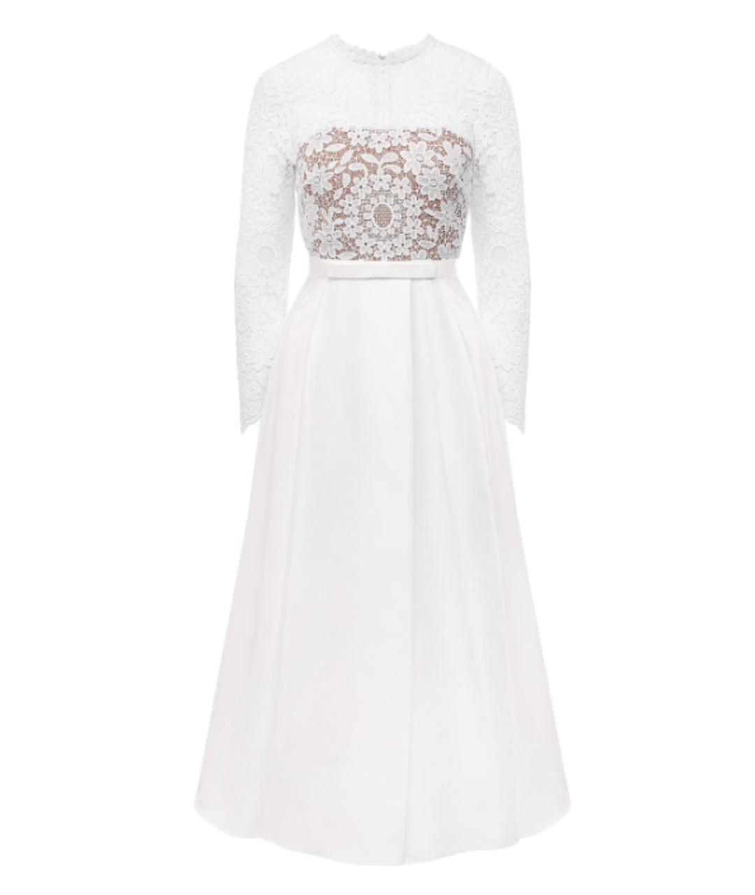 SELF-PORTRAIT Белое кружевное вечернее платье, фото 1