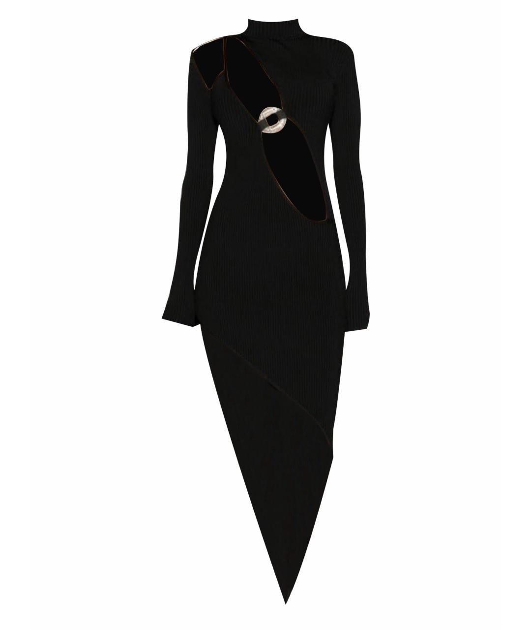 DAVID KOMA Черное коктейльное платье, фото 1