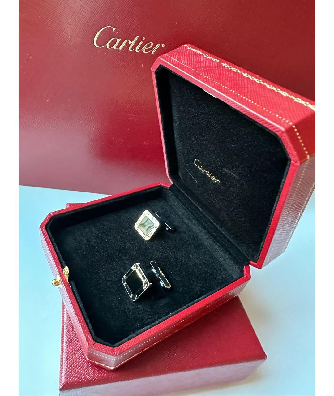 CARTIER Серебряные серебряные запонки, фото 4