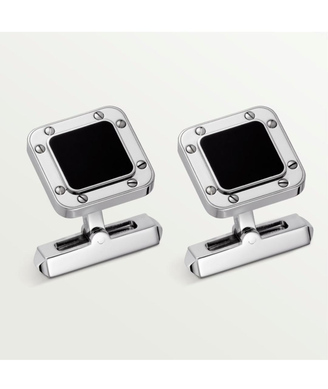 CARTIER Серебряные серебряные запонки, фото 5