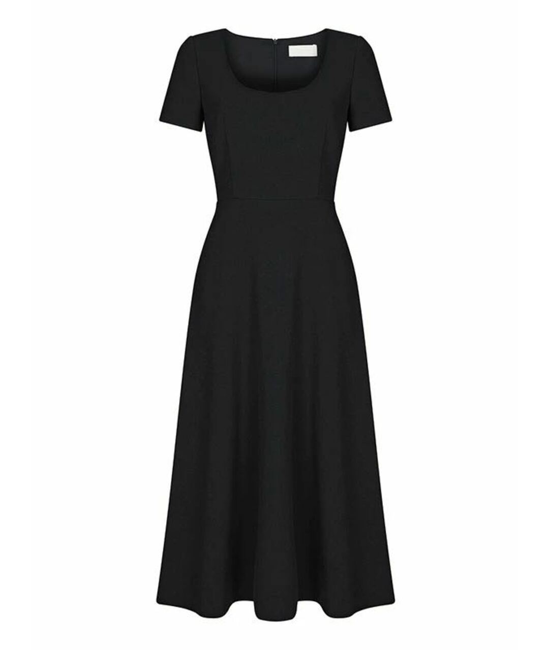 SIMPLIFY Черное вискозное повседневное платье, фото 1
