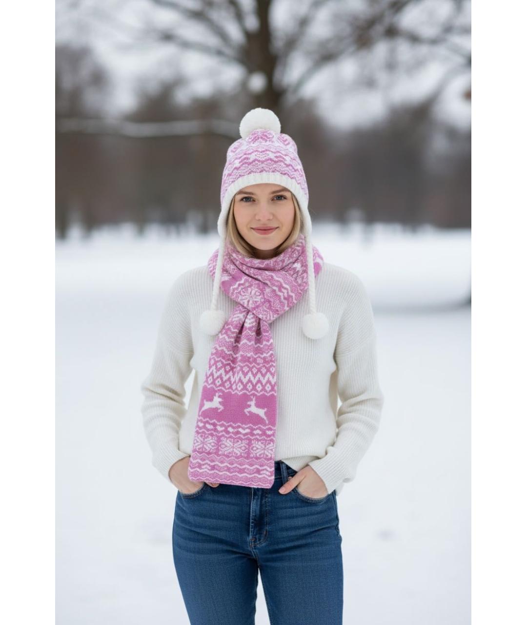 ESCADA Розовая шерстяная шапка, фото 8