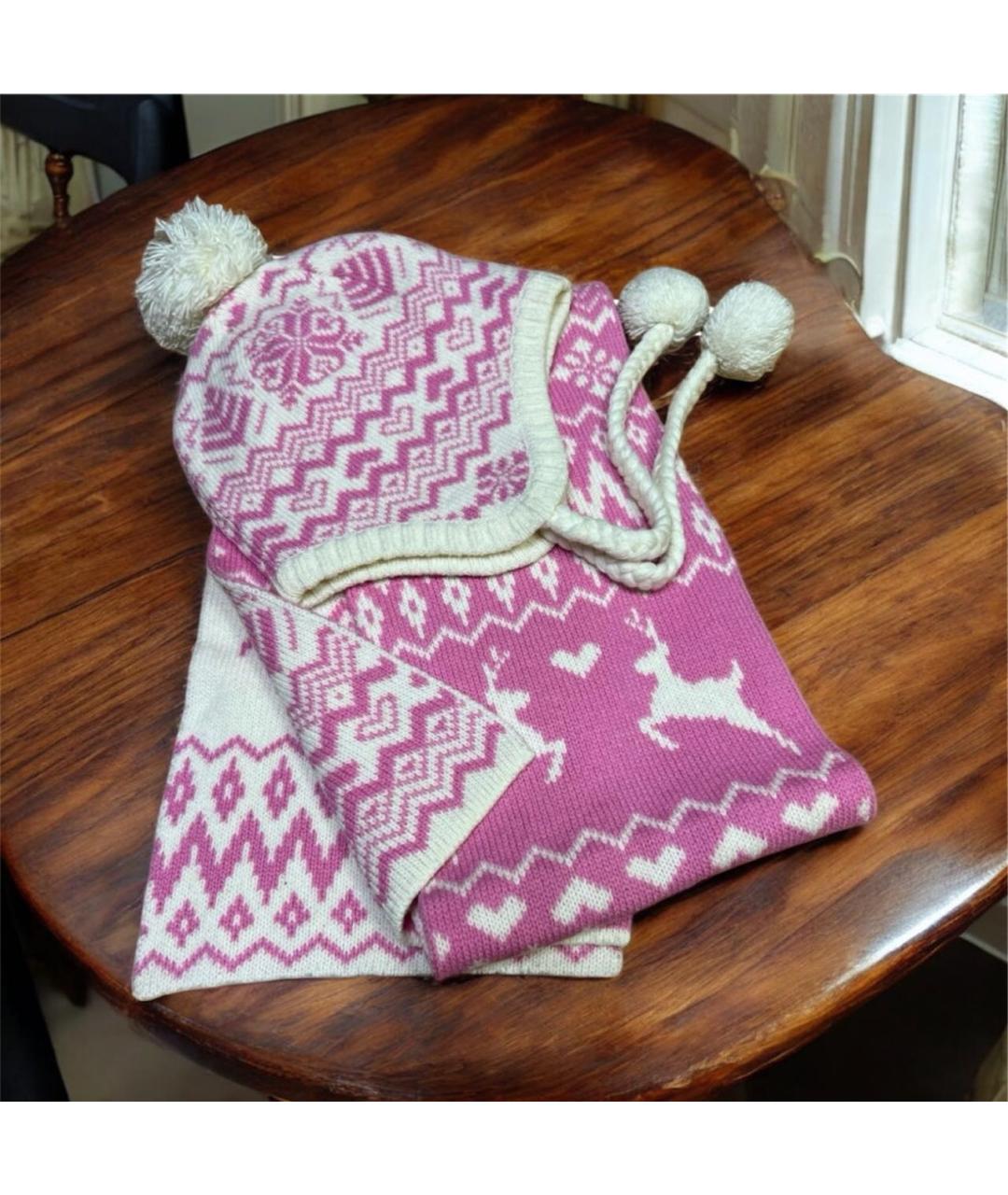 ESCADA Розовая шерстяная шапка, фото 5