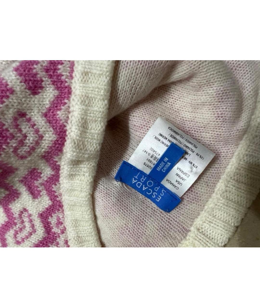 ESCADA Розовая шерстяная шапка, фото 6