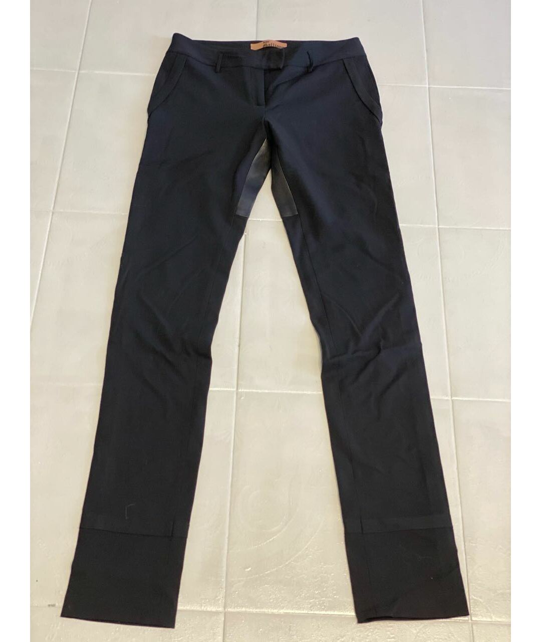 JOHN GALLIANO Черные шерстяные брюки узкие, фото 6