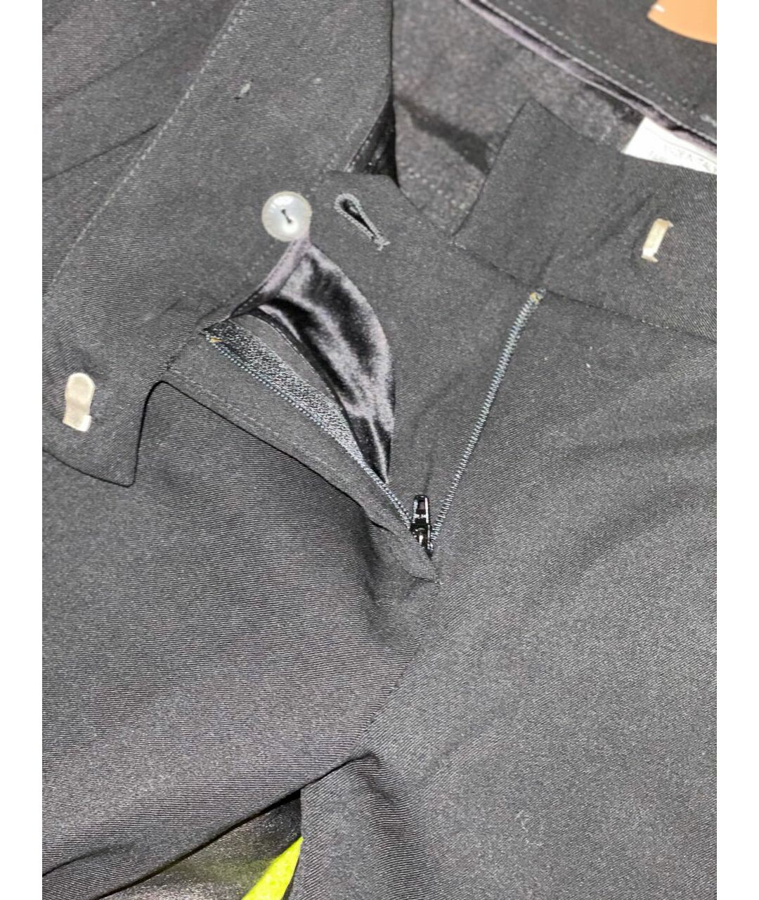 JOHN GALLIANO Черные шерстяные брюки узкие, фото 5