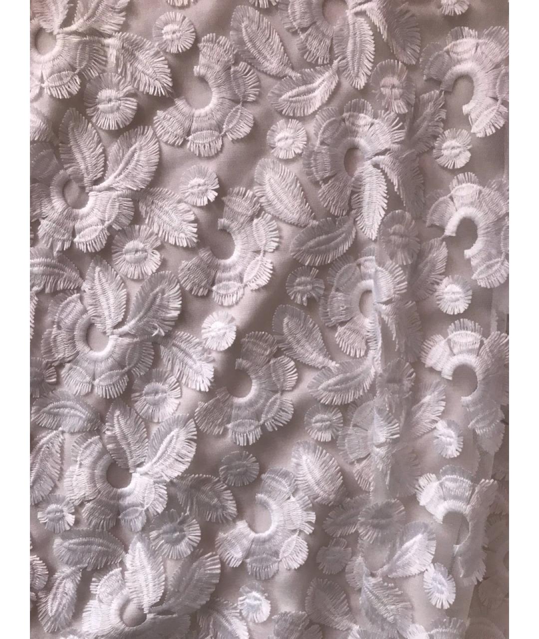 BLUGIRL Белое вискозное коктейльное платье, фото 6